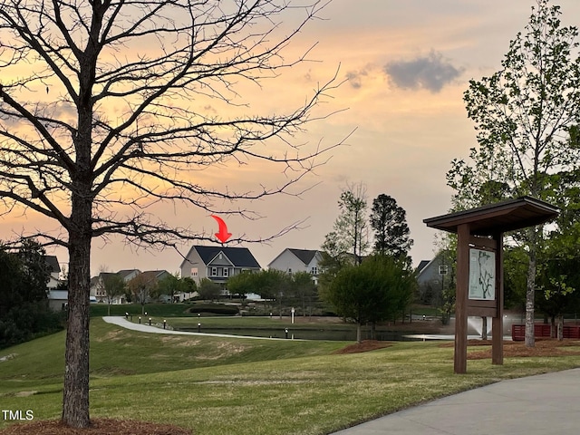 240 Liberty Star Rd, Wendell, NC 27591 - view of community with a lawn and a residential view