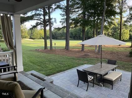 view of patio with outdoor dining area