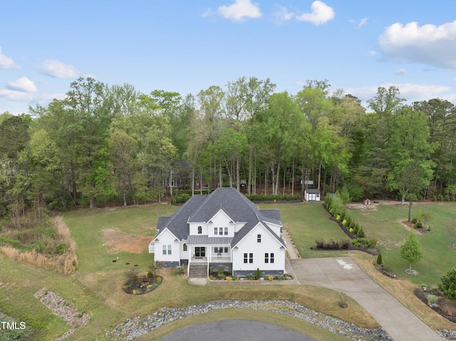 6024 Lunenburg Dr, Raleigh, NC 27603 - aerial view