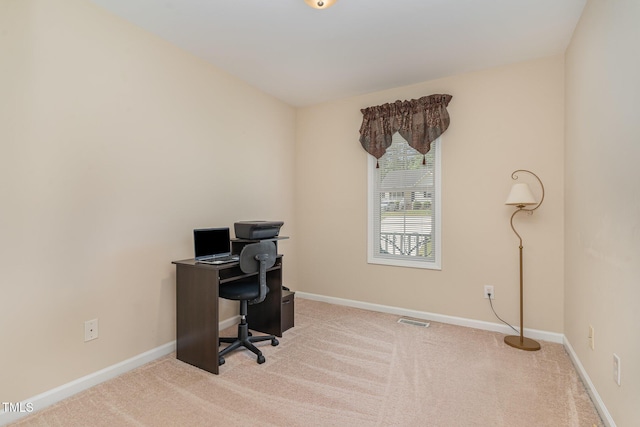 2112 Ballston Pl, Knightdale, NC 27545 - carpeted office space featuring baseboards and visible vents