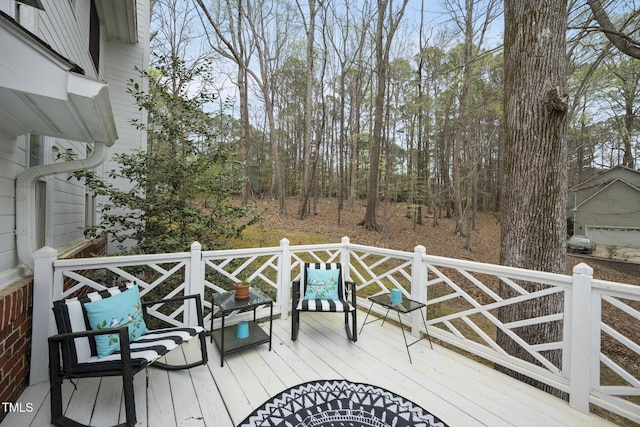 6212 Trevor Ct, Raleigh, NC 27613 - view of wooden deck