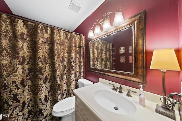 6212 Trevor Ct, Raleigh, NC 27613 - full bath featuring vanity, visible vents, and toilet