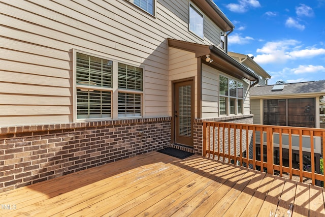 644 Angelica Cir, Cary, NC 27518 - view of wooden terrace