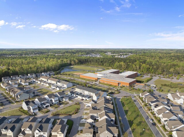 6511 Academic Ave, Raleigh, NC 27616 - aerial view with a residential view and a forest view