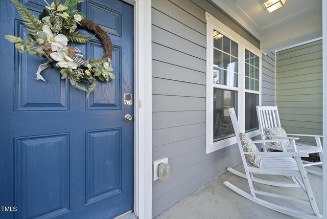 6511 Academic Ave, Raleigh, NC 27616 - entrance to property with a porch