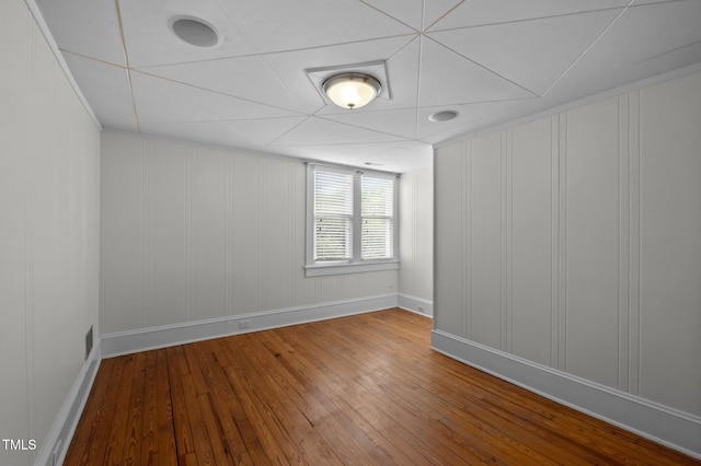 109 N Hassel St, Hillsborough, NC 27278 - empty room featuring wood-type flooring and baseboards