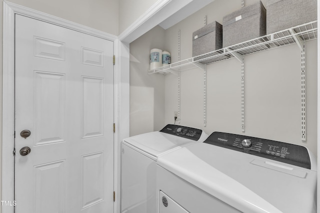 1311 Theodore Ln, Durham, NC 27703 - laundry area with independent washer and dryer