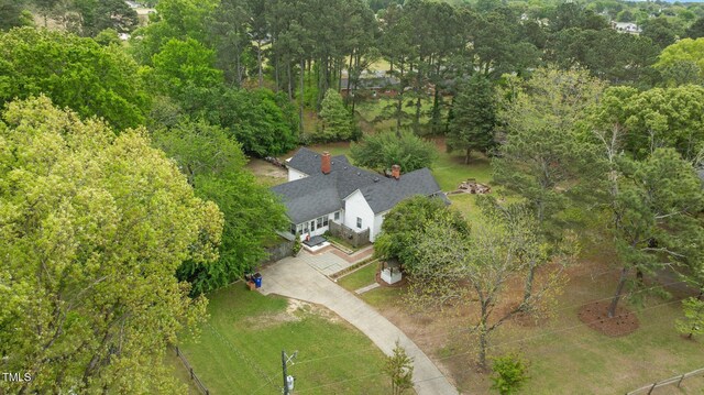 119 Johnson St, Broadway, NC 27505 - drone / aerial view
