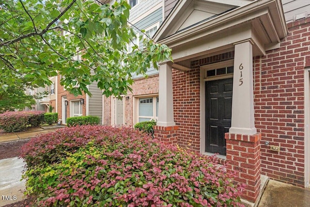 615 Carlton Commons Ln, Cary, NC 27519 - entrance to property with brick siding
