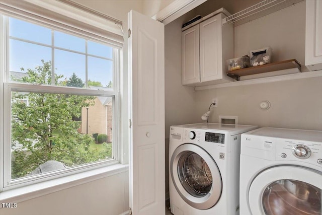 615 Carlton Commons Ln, Cary, NC 27519 - washroom featuring cabinet space and separate washer and dryer