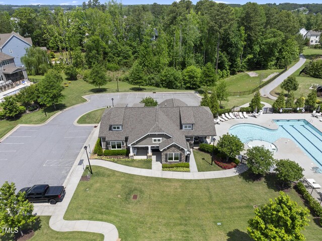 drone / aerial view