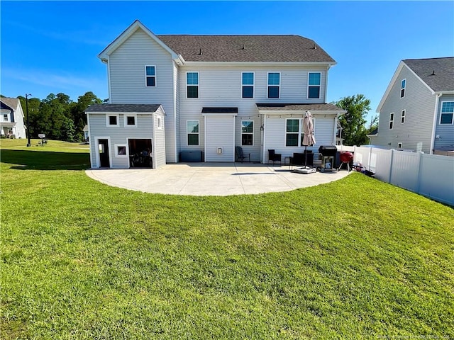 429 Letterfearn Dr, Fayetteville, NC 28311 - rear view of house featuring a patio