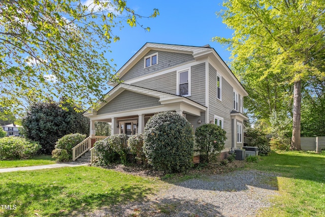 104 E Wilson St, Mebane, NC 27302 - traditional style home featuring covered porch