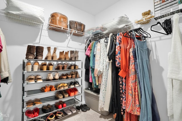 1501 Addison Lake St, Fuquay Varina, NC 27526 - walk in closet featuring carpet