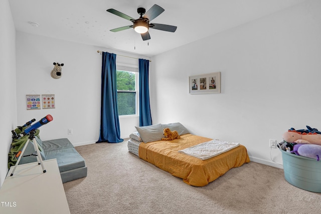 1501 Addison Lake St, Fuquay Varina, NC 27526 - bedroom with a ceiling fan, baseboards, and carpet