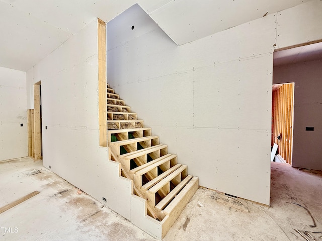 view of staircase