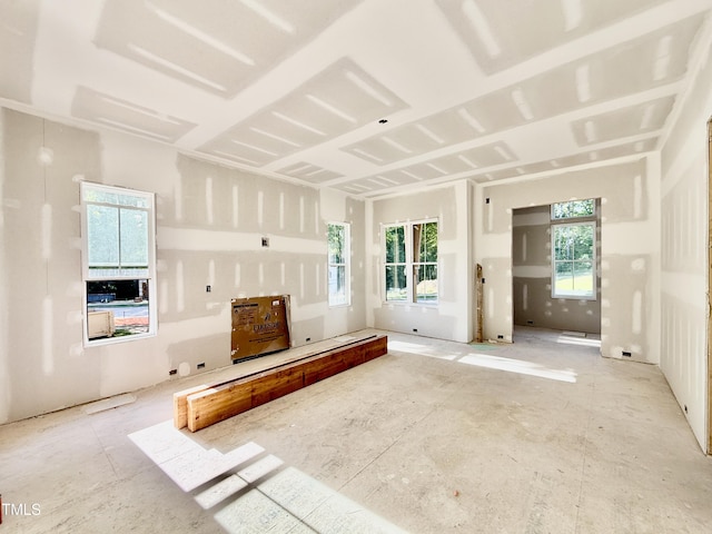 3817 Coach Lantern Ave, Wake Forest, NC 27587 - unfurnished living room with healthy amount of natural light