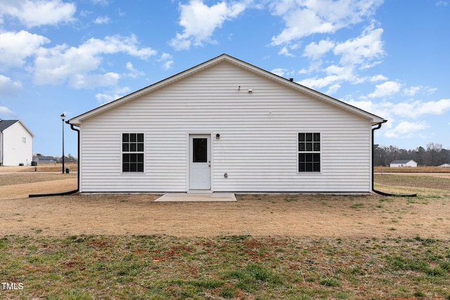 view of rear view of house