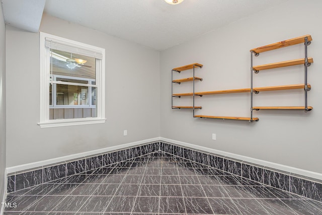 view of spare room
