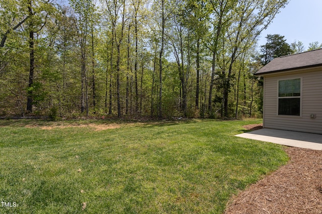 1007 Fairhaven Dr, Mebane, NC 27302 - view of yard with a patio