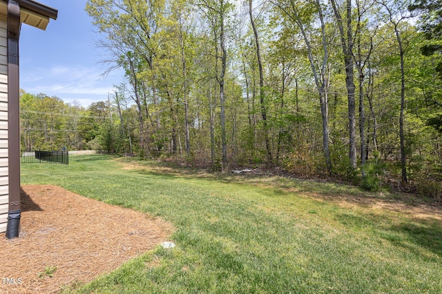 1007 Fairhaven Dr, Mebane, NC 27302 - view of yard with a view of trees