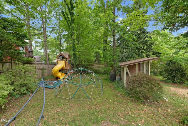 905 Cindy St, Cary, NC 27511 - view of playground with fence and a yard