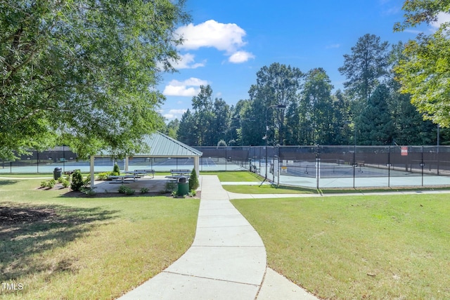 10603 Friendly Neighbor Ln, Raleigh, NC 27614 - view of tennis court