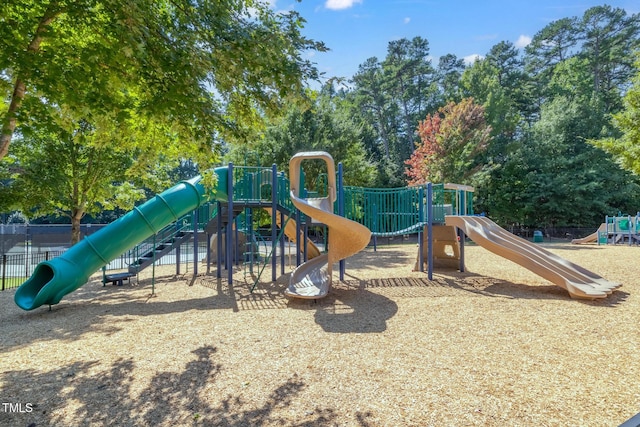 10603 Friendly Neighbor Ln, Raleigh, NC 27614 - community playground with view of wooded area