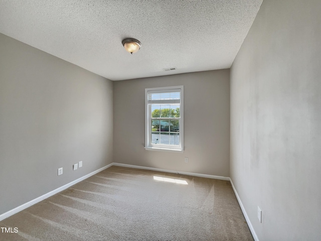 10 Sandy Bluff Ct, Durham, NC 27703 - empty room featuring baseboards, carpet floors, visible vents, and a textured ceiling