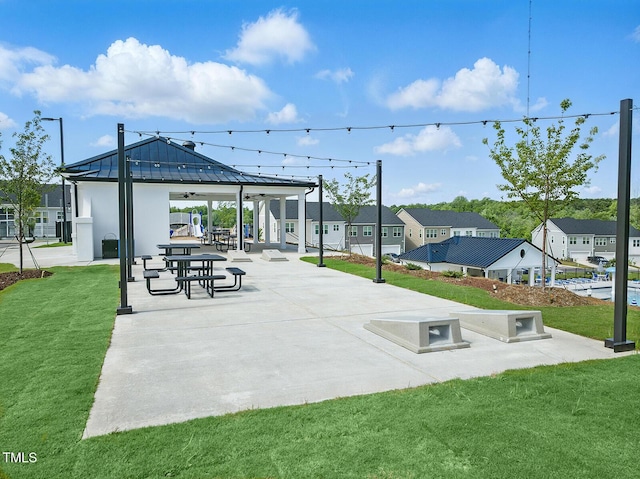 255 Meadowbark Bnd Unit 31, Garner, NC 27529 - view of property's community featuring a lawn, a gazebo, and a residential view