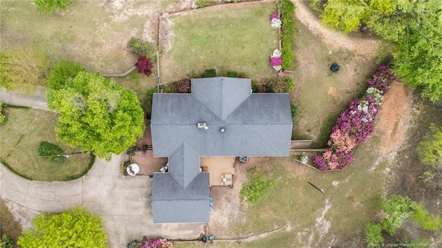 view from above of property
