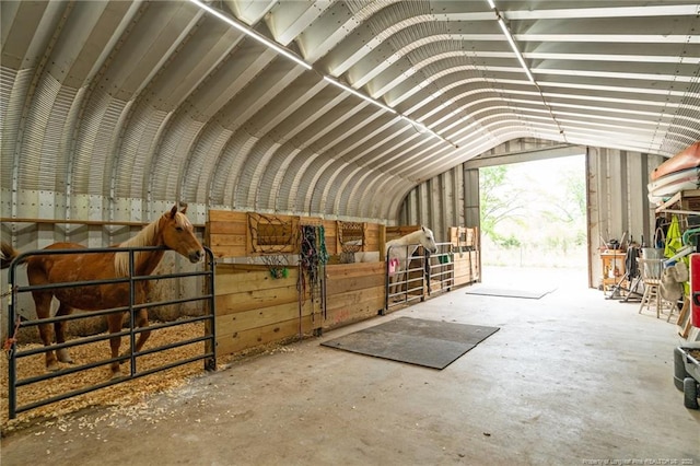 view of stable