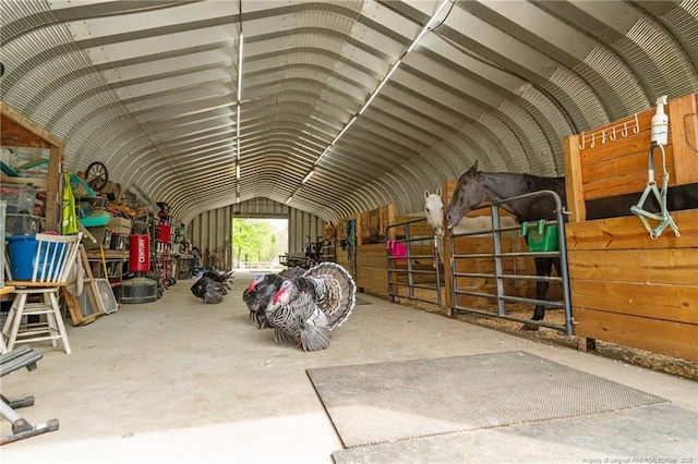 view of stable