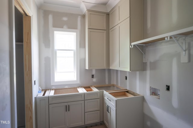 2305 Ballywater Lea Way, Wake Forest, NC 27587 - laundry room featuring cabinet space, washer hookup, and electric dryer hookup