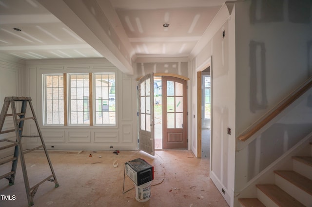 2305 Ballywater Lea Way, Wake Forest, NC 27587 - foyer with stairs