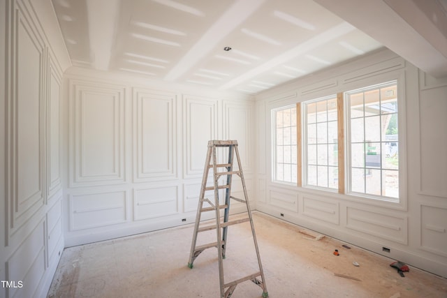 2305 Ballywater Lea Way, Wake Forest, NC 27587 - spare room with a decorative wall