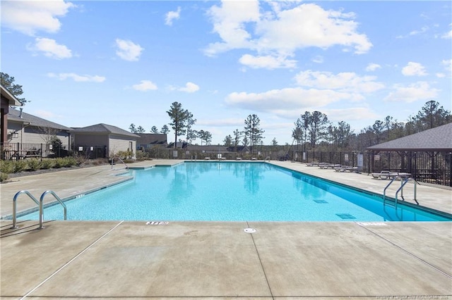 99 Wildlife Bridge Ct, Spring Lake, NC 28390 - pool featuring a patio area