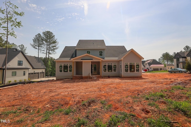 view of rear view of property