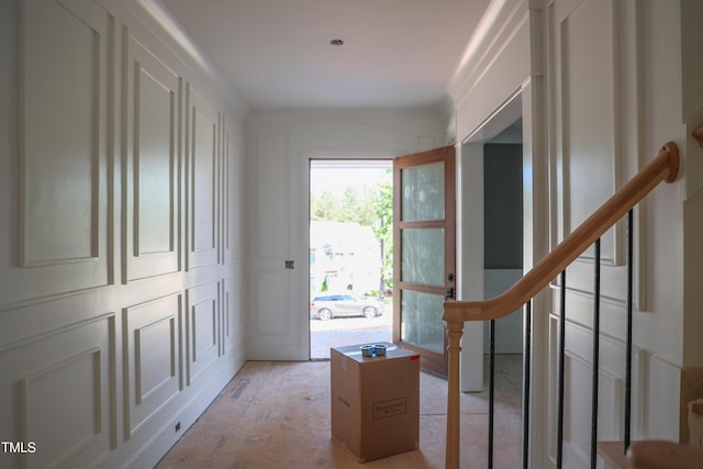 7301 Wexford Woods Ln, Wake Forest, NC 27587 - entrance foyer featuring stairs