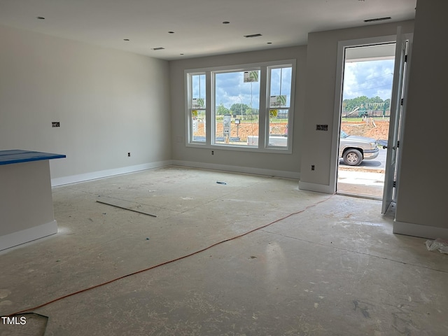 3022 White Rail Dr, Fuquay Varina, NC 27526 - unfurnished living room with baseboards