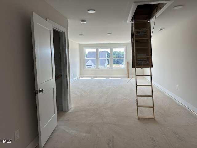 3022 White Rail Dr, Fuquay Varina, NC 27526 - hallway with baseboards