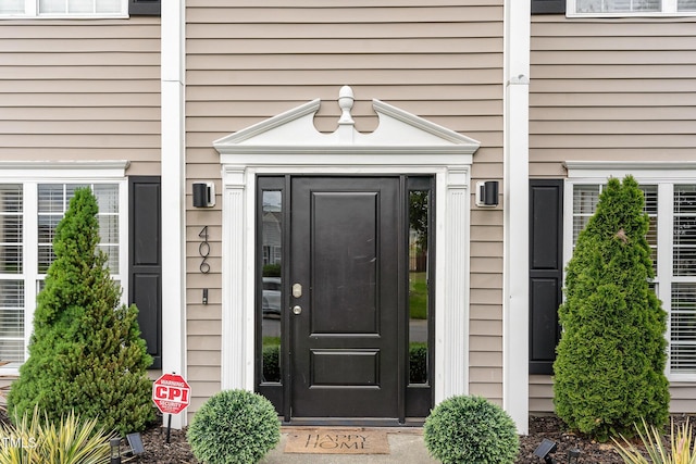 view of property entrance