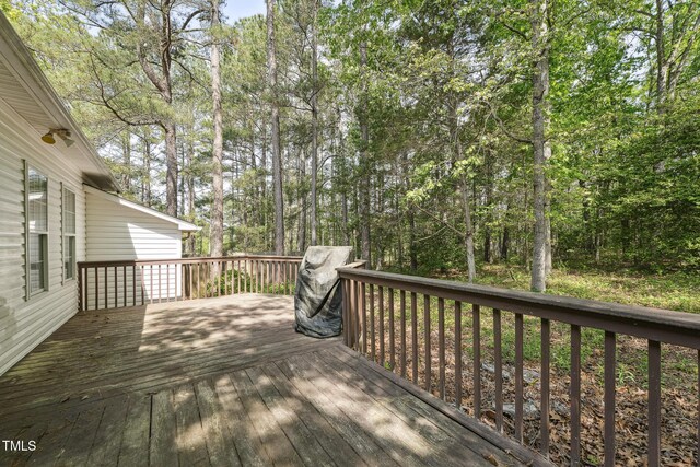 2028 Ruddy Rd, Raleigh, NC 27616 - view of wooden deck
