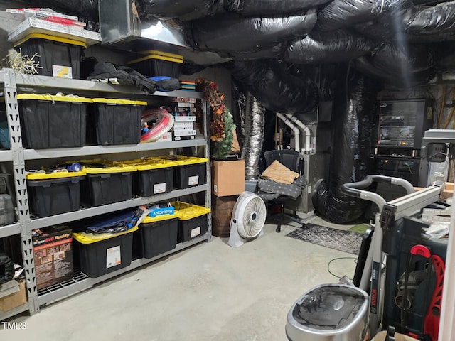 view of storage