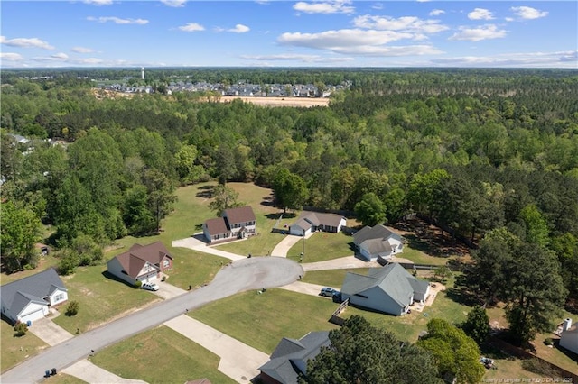 119 Woodbine Dr, Raeford, NC 28376 - aerial overview of property's location with a forest and nearby suburban area