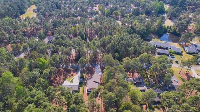 45 Martin Dr, Whispering Pines, NC 28327 - view of property location with a forest
