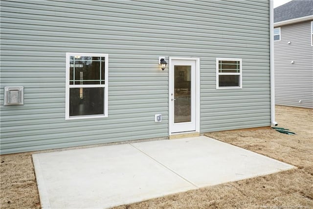 exterior space with a patio