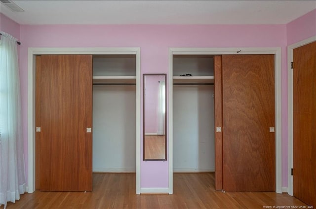 closet with visible vents