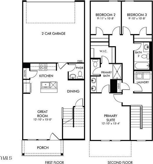 3709 Rosebush Dr, Zebulon, NC 27597 - view of floor plan / room layout