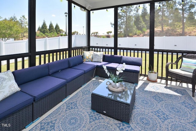 490 Mallard Loop Dr, Clayton, NC 27527 - sunroom with an outdoor hangout area and a healthy amount of sunlight